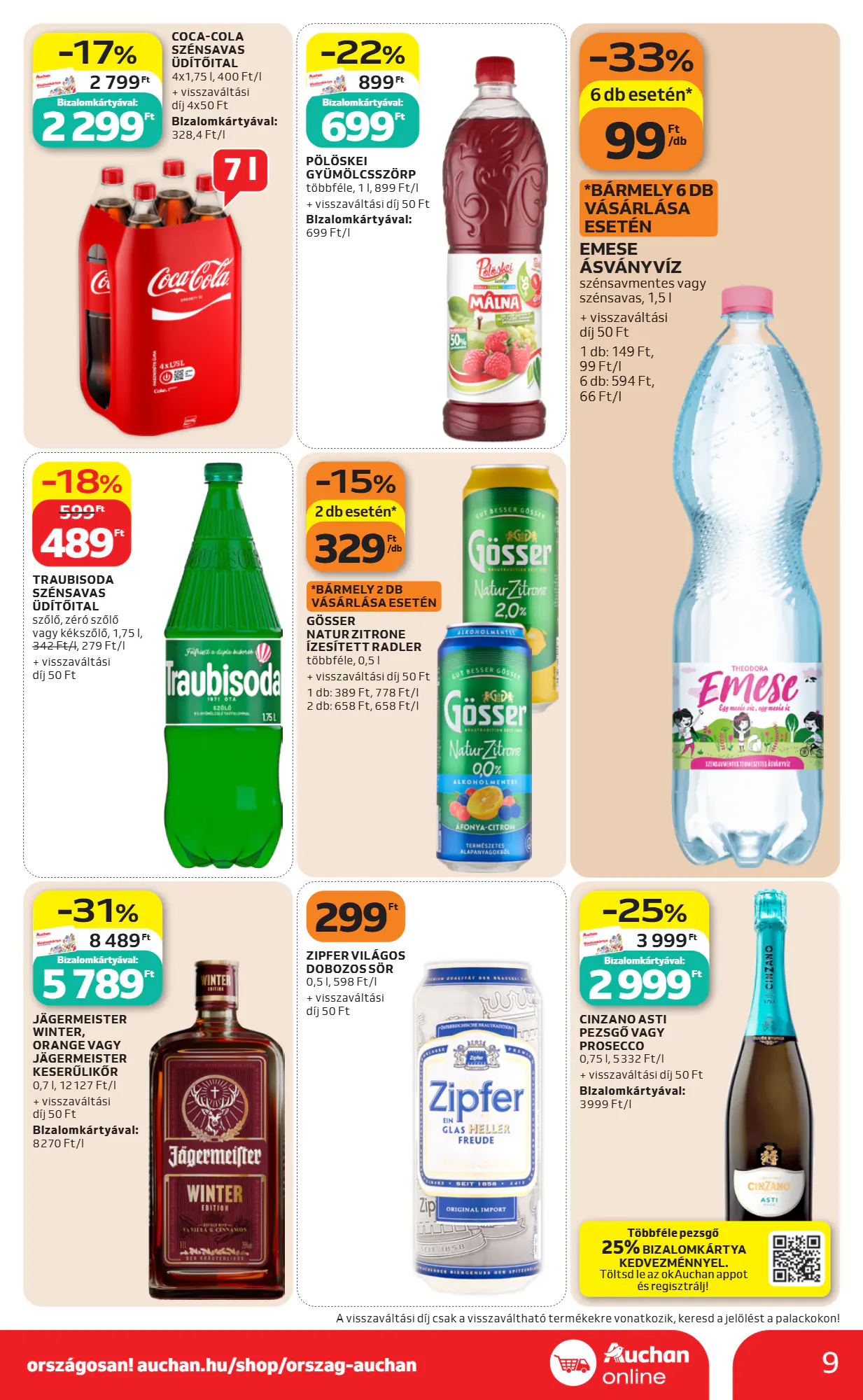 Auchan akciós újság 2026.10.29-től - 9. oldal.