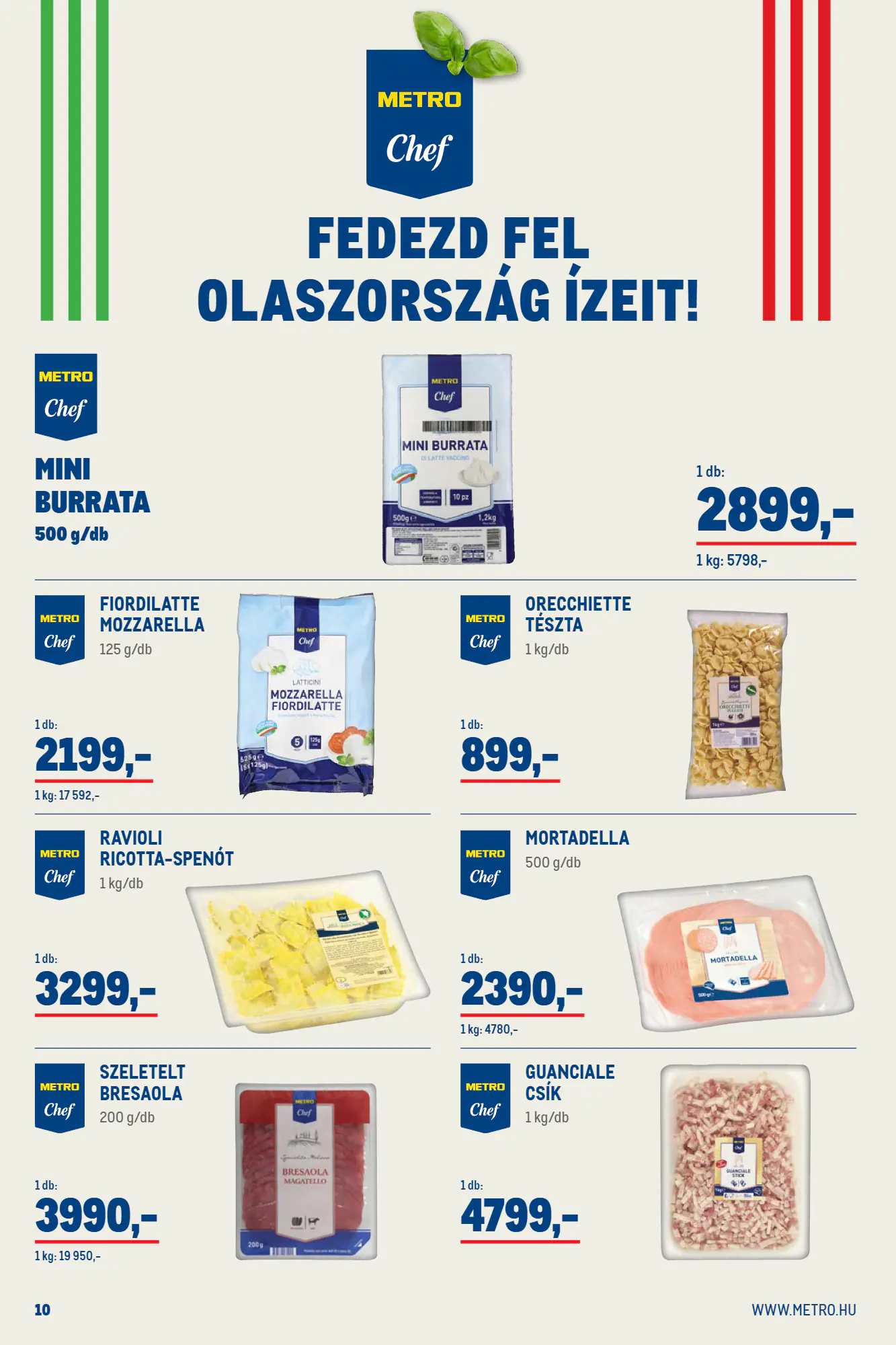 METRO akciós újság 2026.11.01-től - 10. oldal.