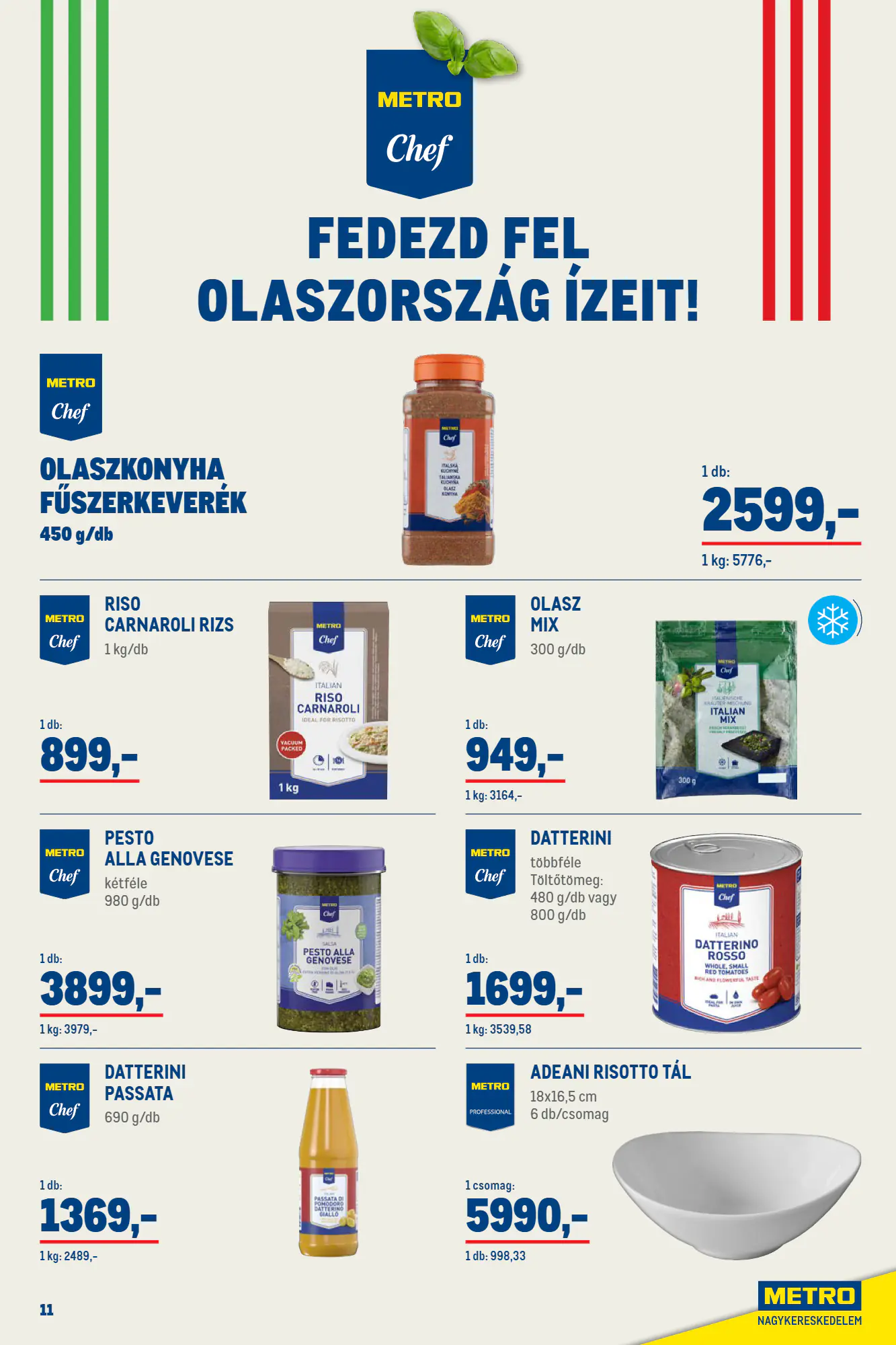 METRO akciós újság 2026.11.01-től - 11. oldal.