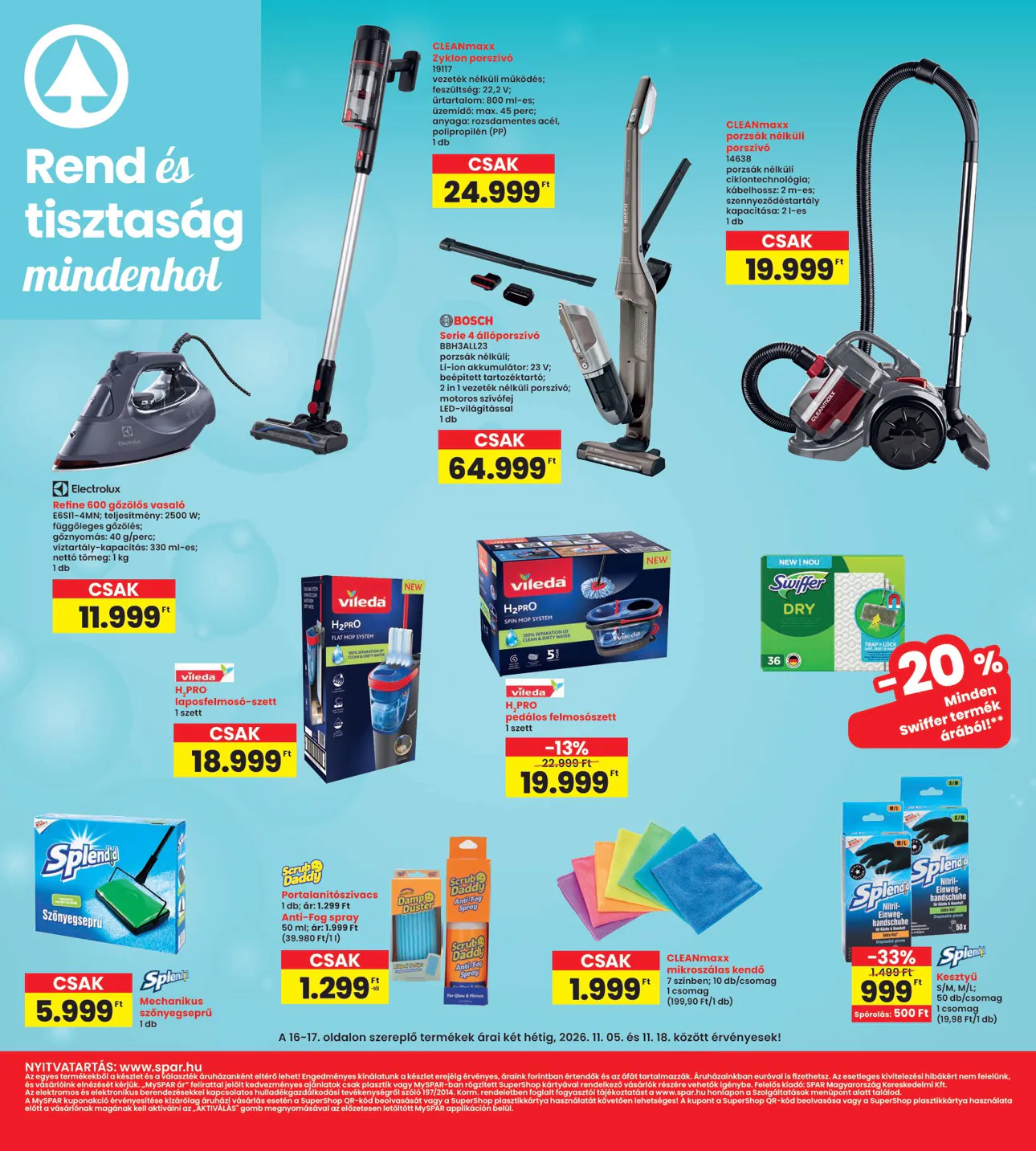 Interspar akciós újság 2026.11.05-től - 16. oldal.