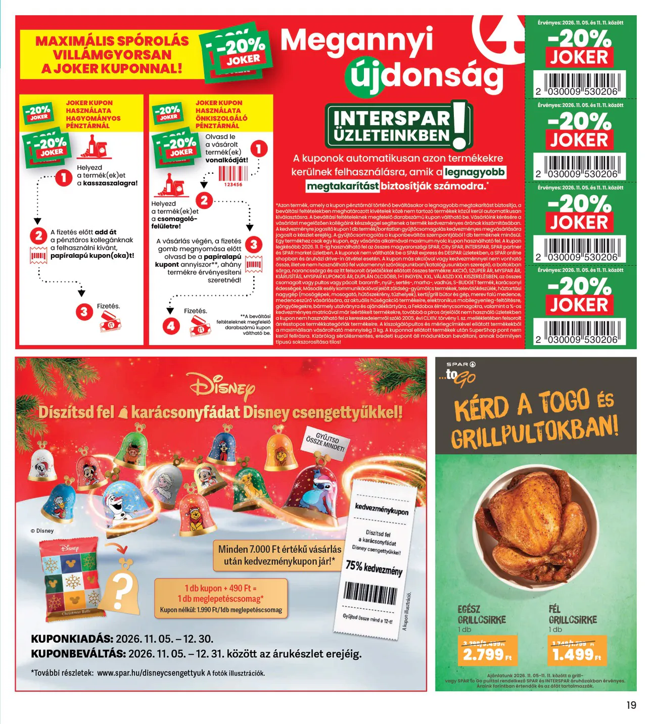 Interspar akciós újság 2026.11.05-től - 19. oldal.