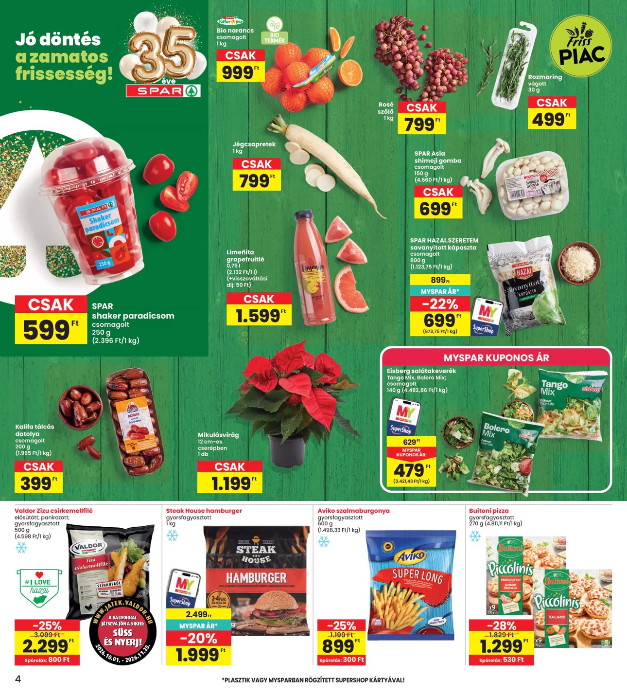 Interspar akciós újság 2026.11.05-től - 4. oldal.
