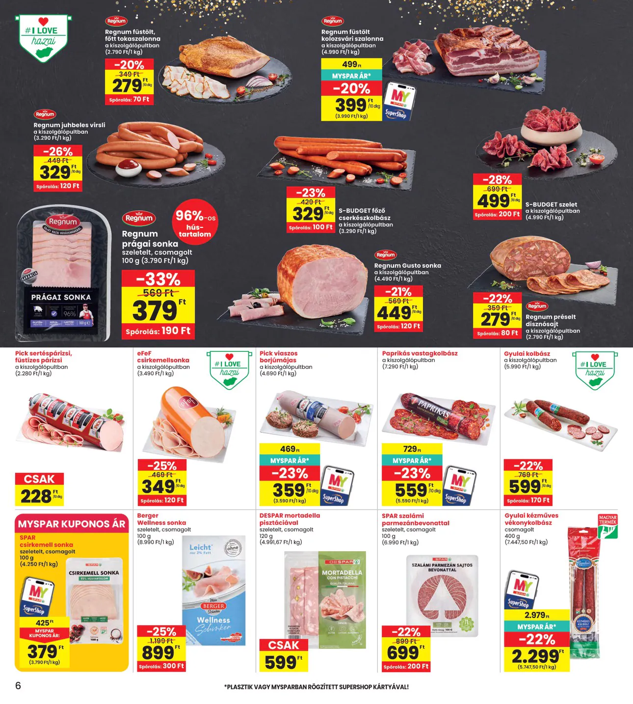Interspar akciós újság 2026.11.05-től - 6. oldal.