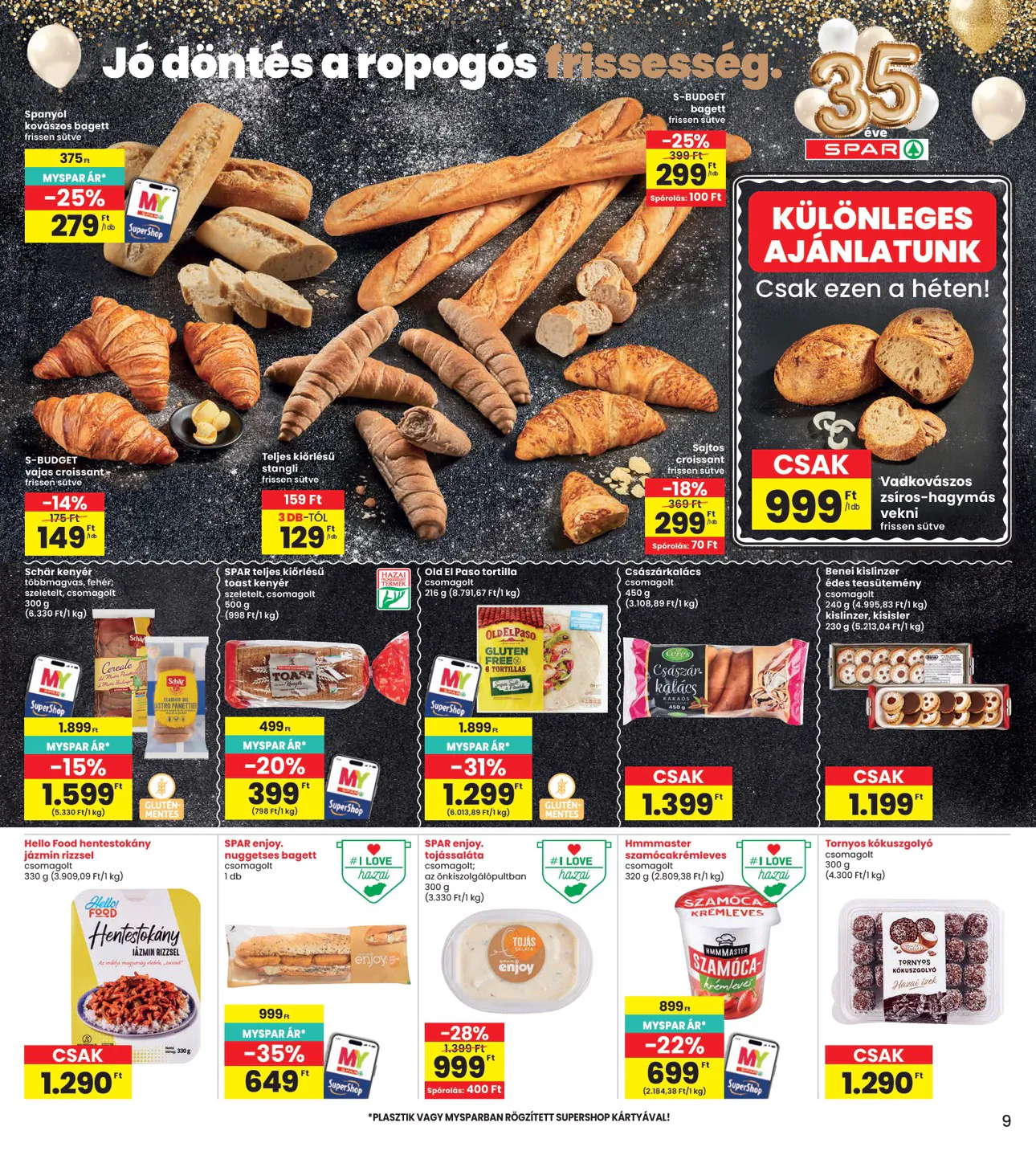 Interspar akciós újság 2026.11.05-től - 9. oldal.