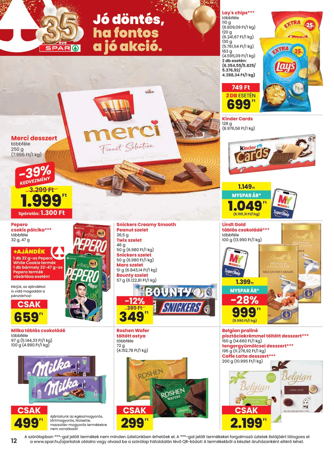 Spar akciós újság 2026.11.05-től - 12. oldal.