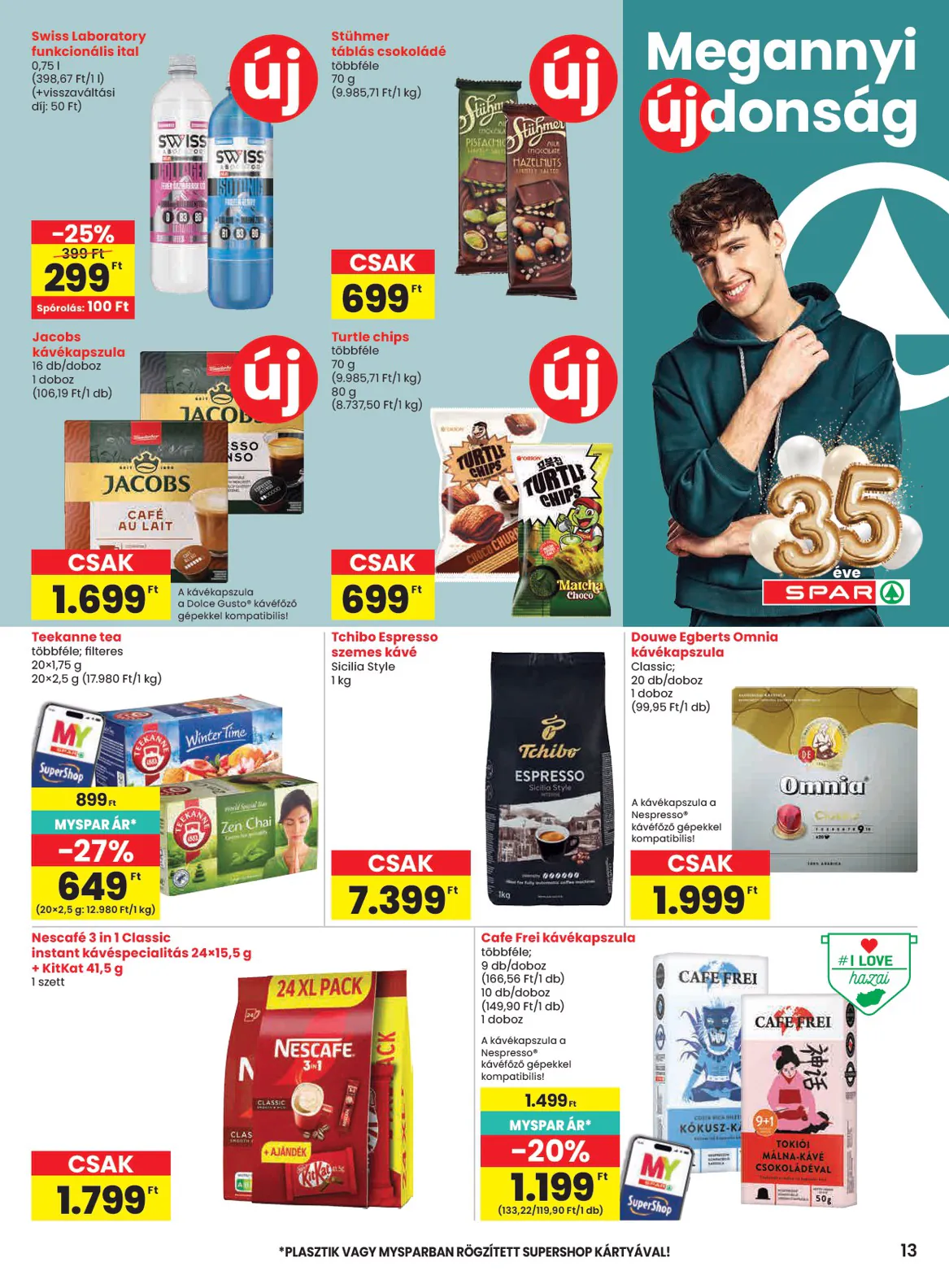 Spar akciós újság 2026.11.05-től - 13. oldal.
