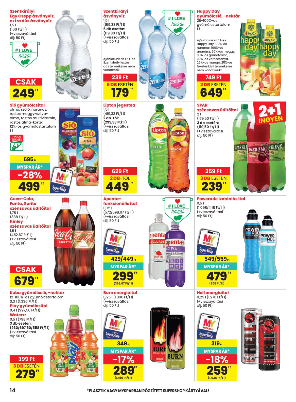 Spar akciós újság 2026.11.05-től - 14. oldal.