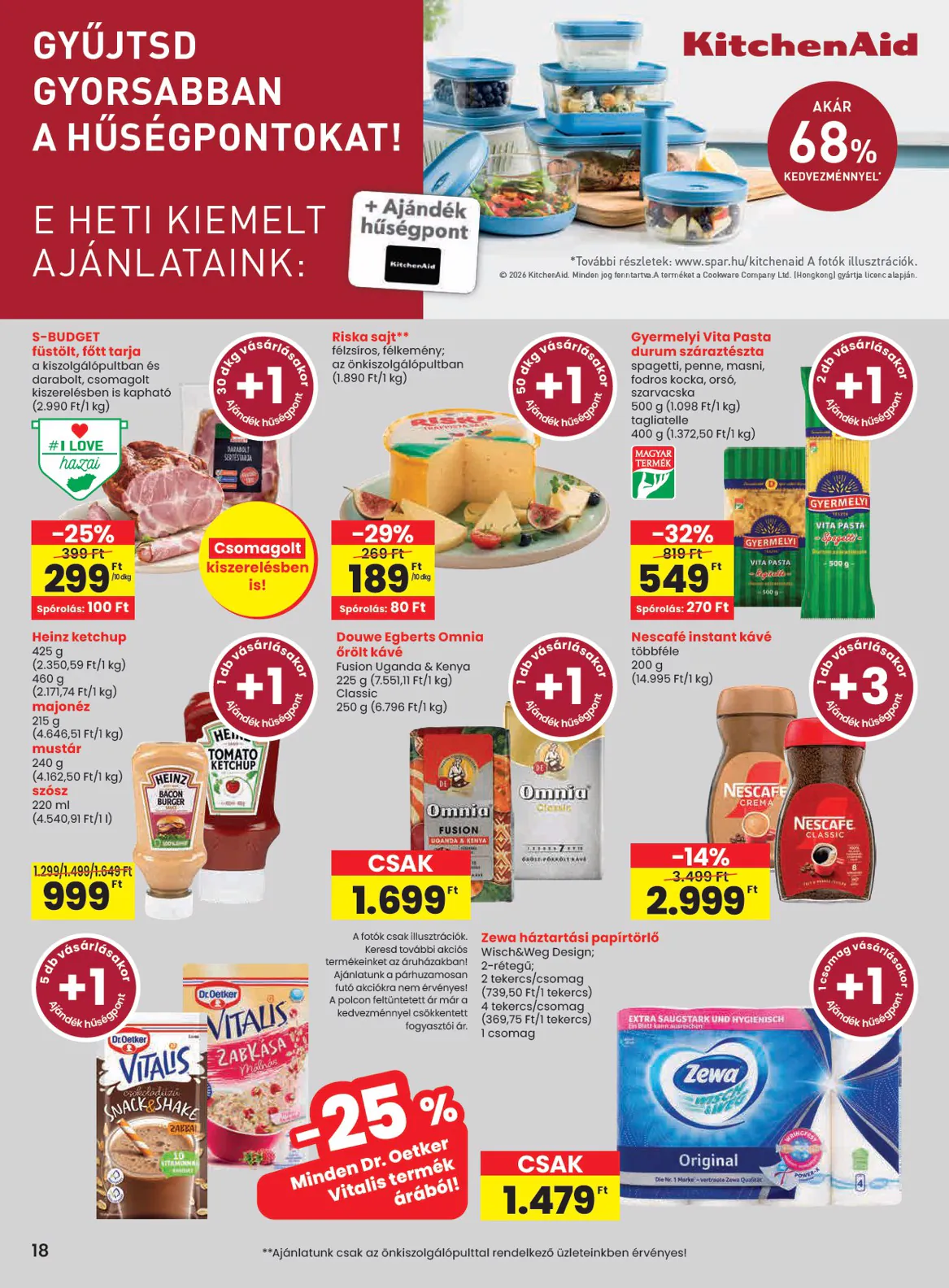 Spar akciós újság 2026.11.05-től - 18. oldal.