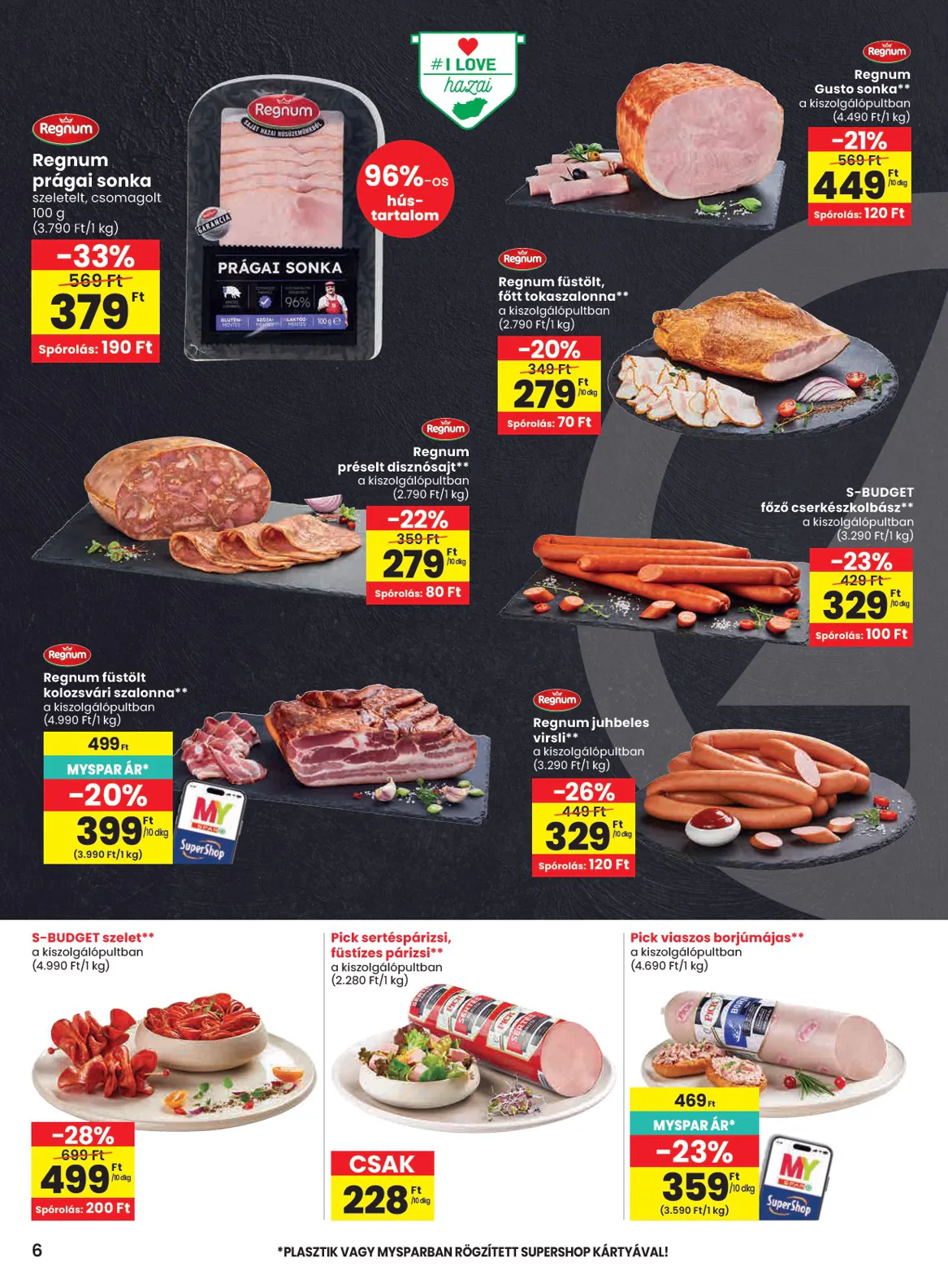 Spar akciós újság 2026.11.05-től - 6. oldal.