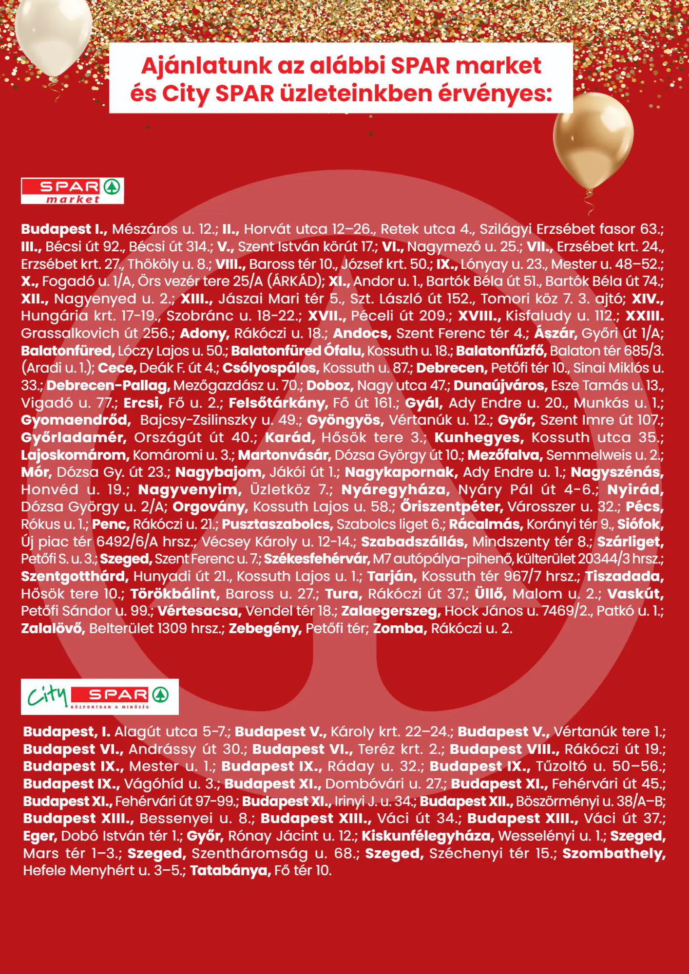 Spar Market akciós újság 2026.11.05-től - 3. oldal.