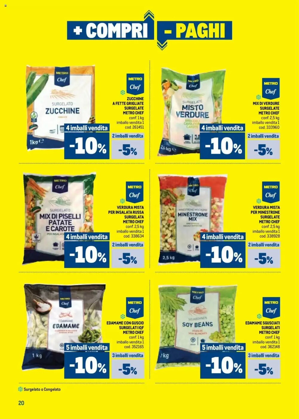 Volantino promozionale Metro  valide dal 09/10/2025 - Pagina 20.