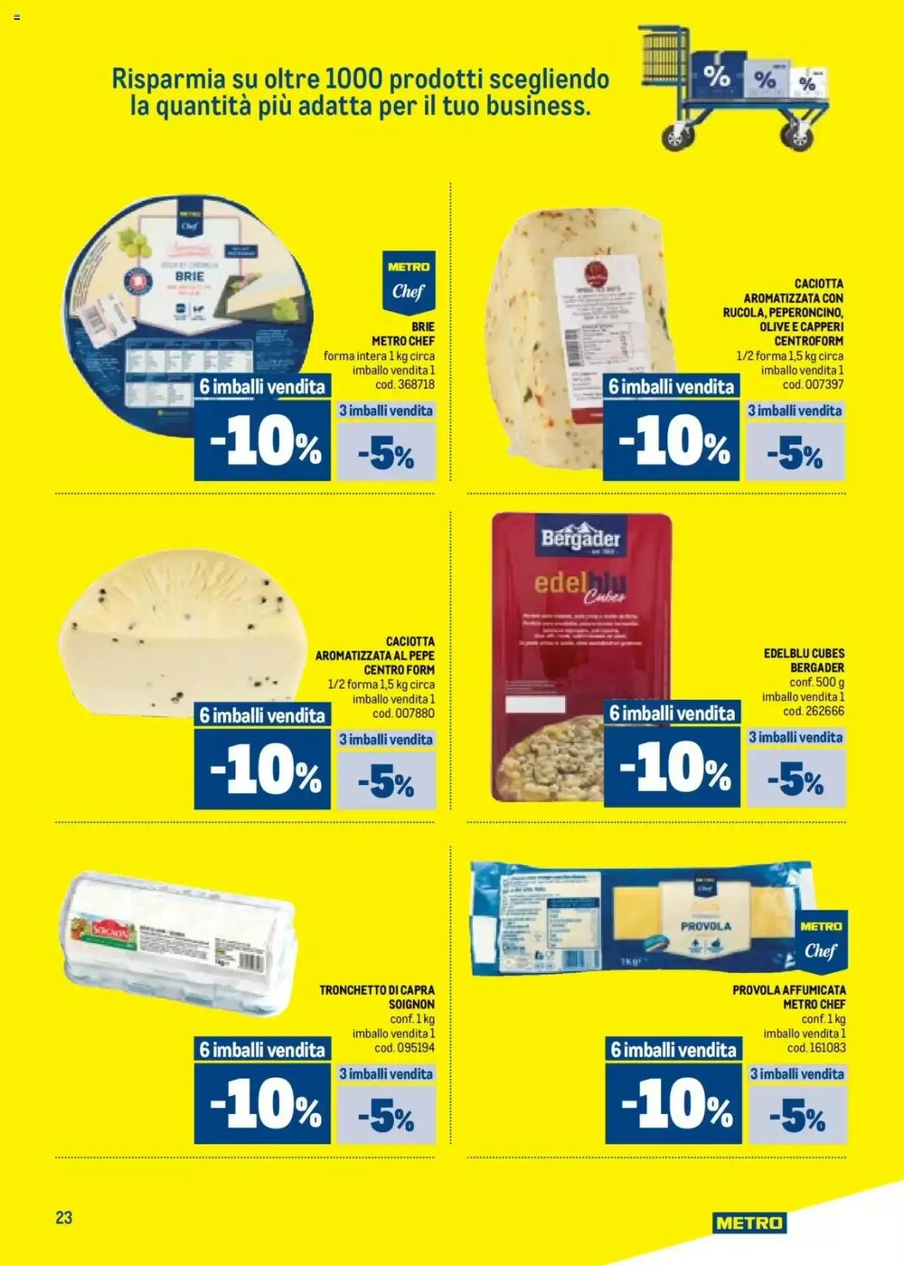 Volantino promozionale Metro  valide dal 09/10/2025 - Pagina 23.