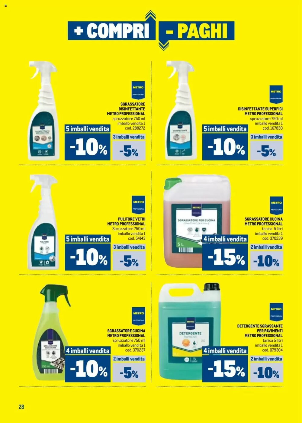 Volantino promozionale Metro  valide dal 09/10/2025 - Pagina 28.