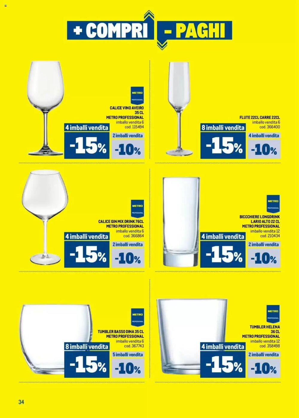 Volantino promozionale Metro  valide dal 09/10/2025 - Pagina 34.