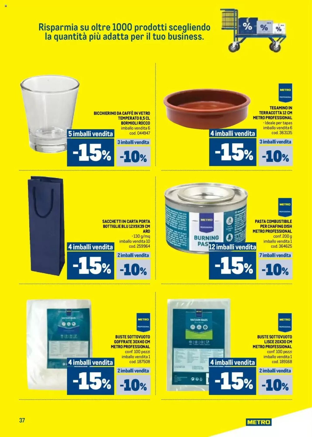 Volantino promozionale Metro  valide dal 09/10/2025 - Pagina 37.