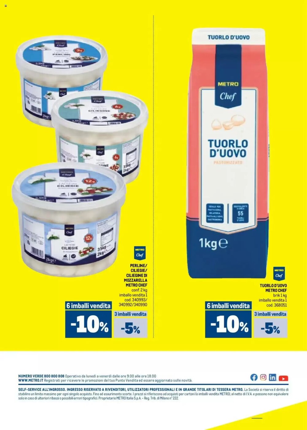 Volantino promozionale Metro  valide dal 09/10/2025 - Pagina 40.