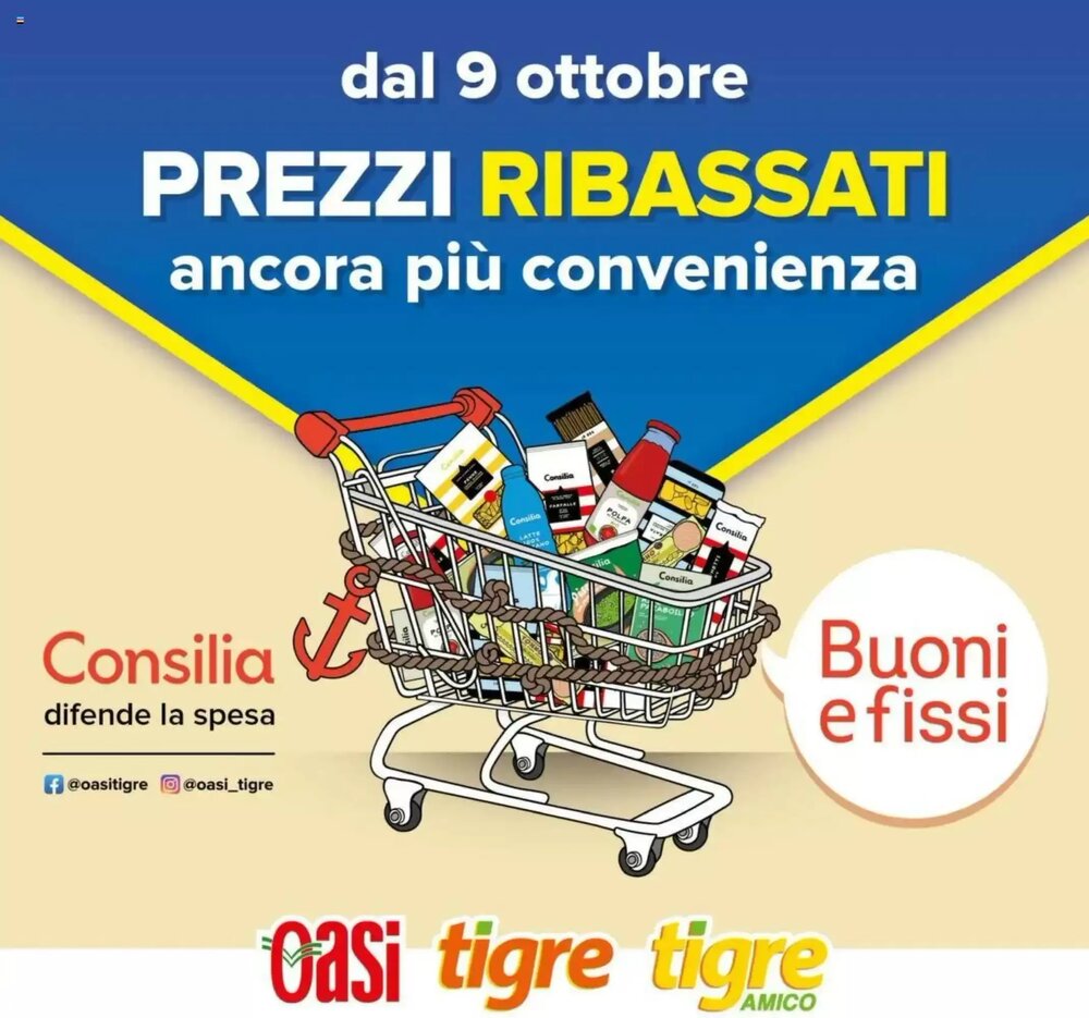 Volantino promozionale Oasi  valide dal 09/10/2025 - Pagina 1.