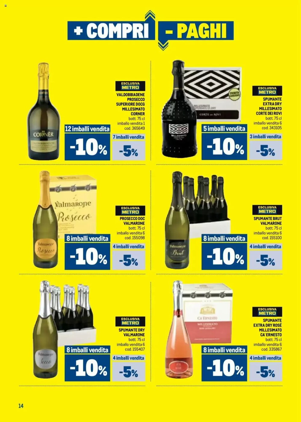 Volantino promozionale Metro  valide dal 09/10/2025 - Pagina 14.