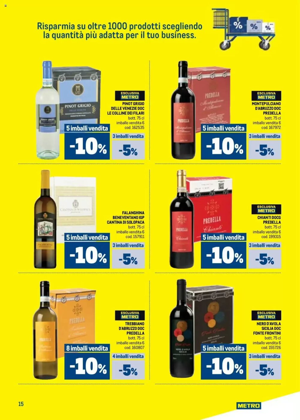 Volantino promozionale Metro  valide dal 09/10/2025 - Pagina 15.
