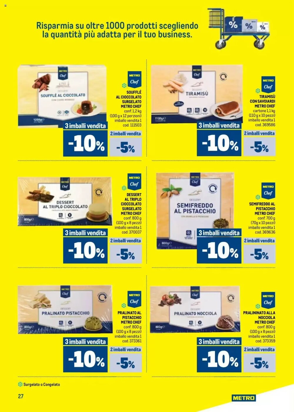 Volantino promozionale Metro  valide dal 09/10/2025 - Pagina 27.