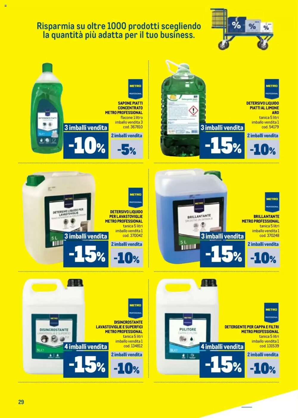 Volantino promozionale Metro  valide dal 09/10/2025 - Pagina 29.