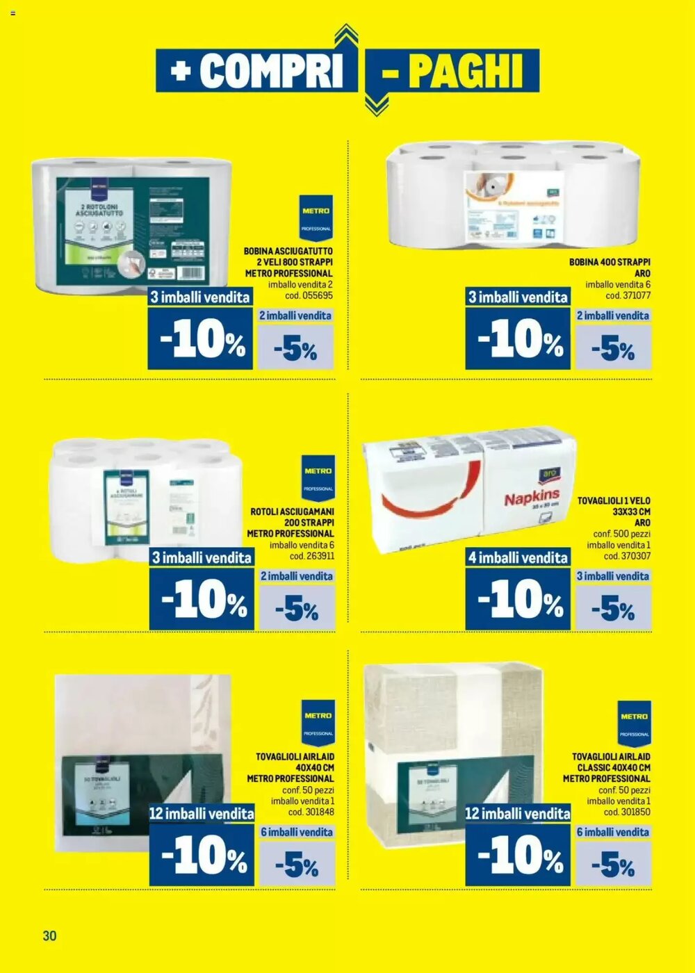 Volantino promozionale Metro  valide dal 09/10/2025 - Pagina 30.