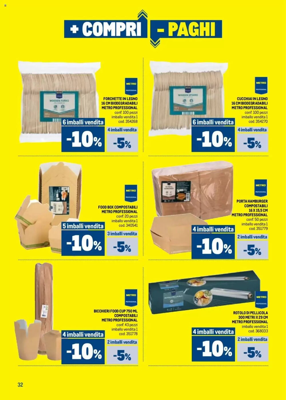 Volantino promozionale Metro  valide dal 09/10/2025 - Pagina 32.