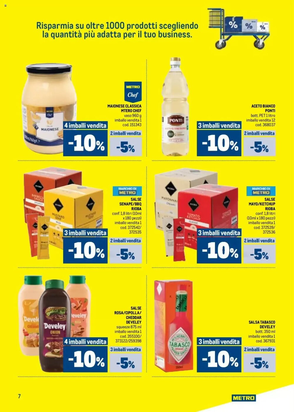 Volantino promozionale Metro  valide dal 09/10/2025 - Pagina 7.