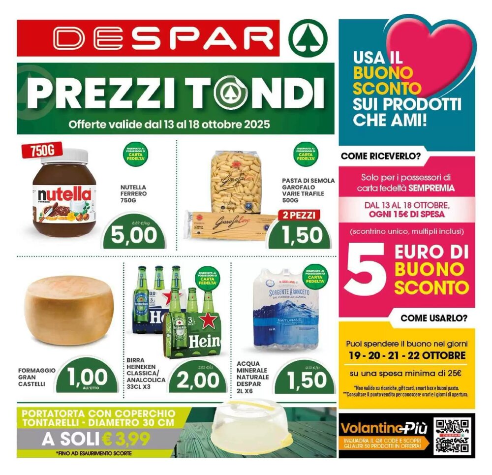 Volantino promozionale Despar  valide dal 12/10/2025 - Pagina 1.