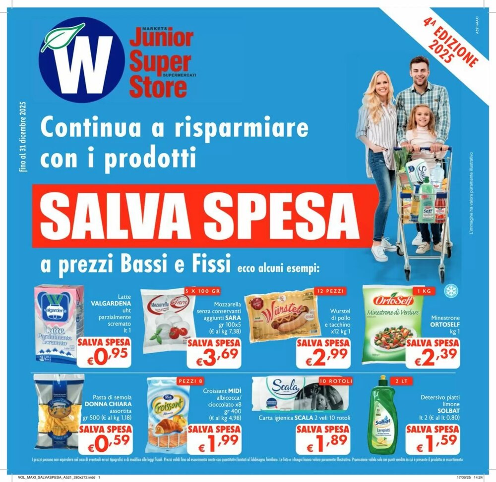 Volantino promozionale SuperW  valide dal 16/10/2025 - Pagina 1.
