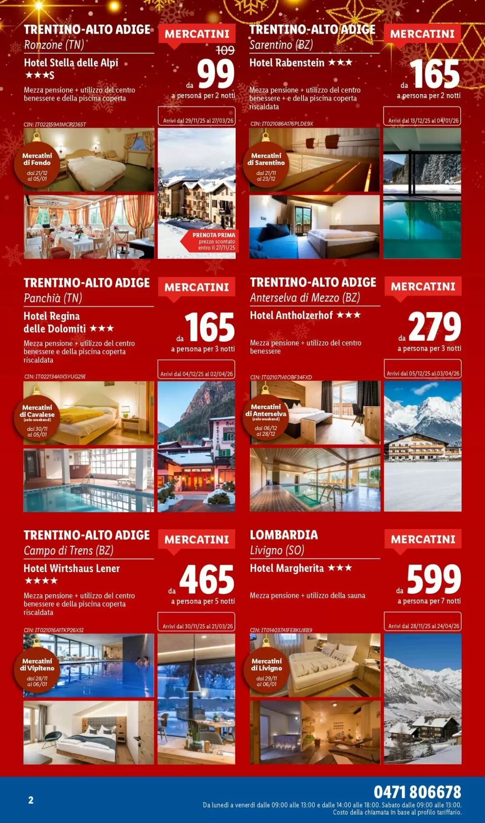 Volantino promozionale Lidl Viaggi  valide dal 01/11/2025 - Pagina 2.