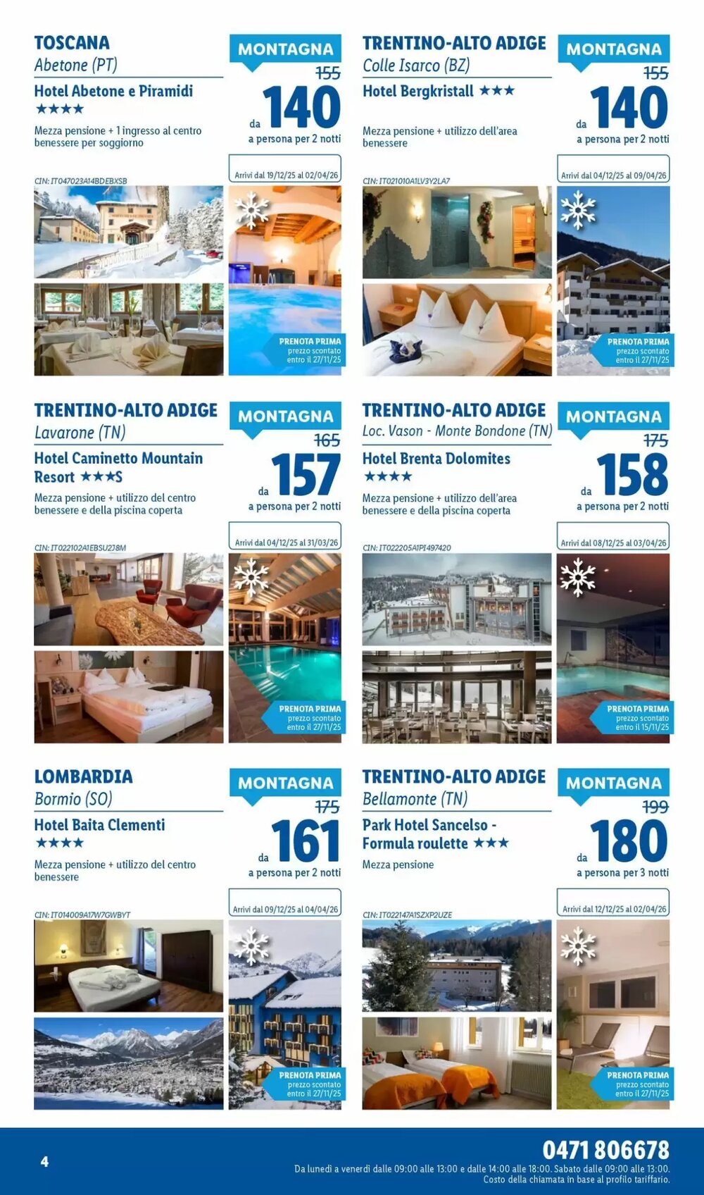 Volantino promozionale Lidl Viaggi  valide dal 01/11/2025 - Pagina 4.