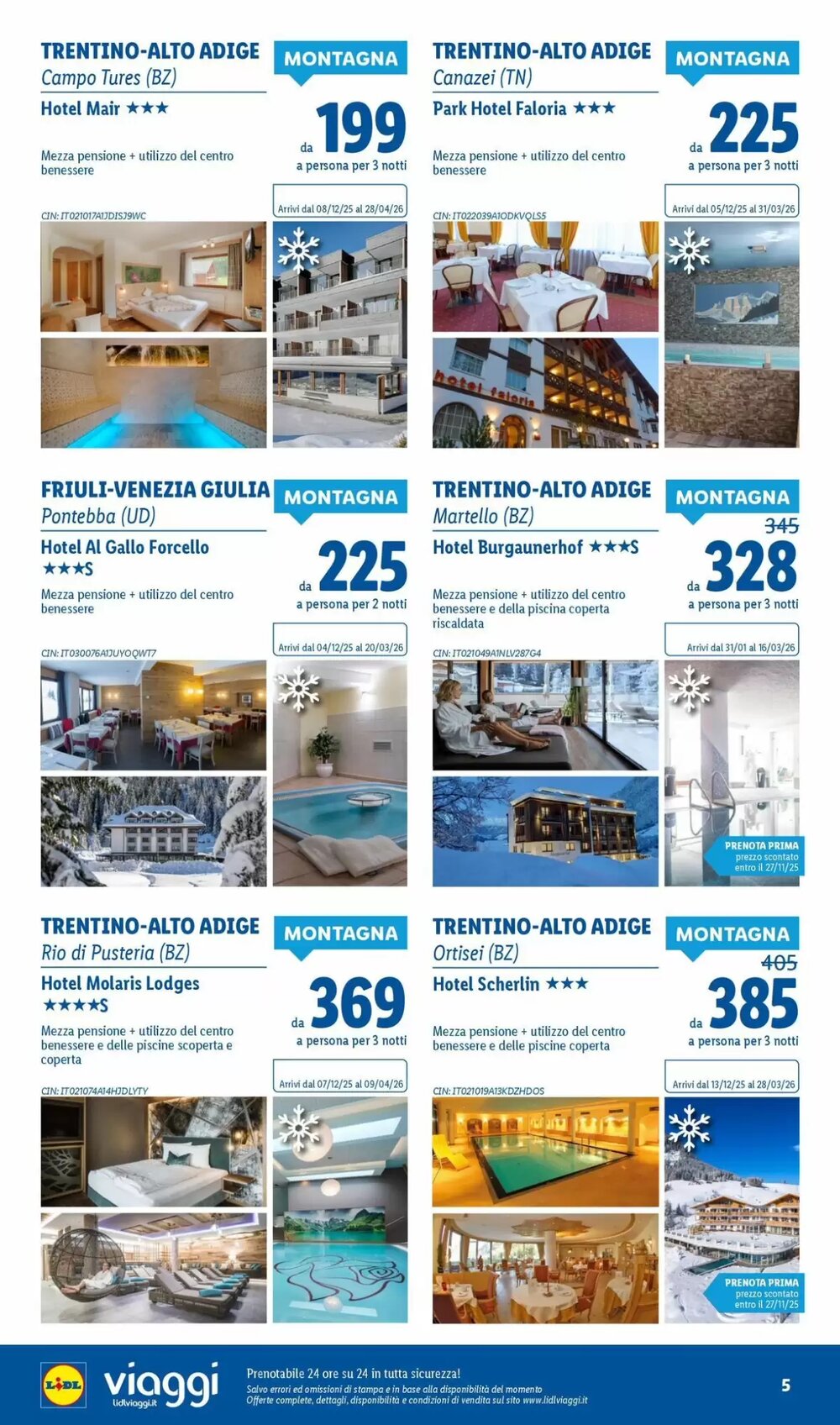Volantino promozionale Lidl Viaggi  valide dal 01/11/2025 - Pagina 5.