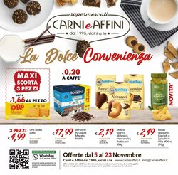 Volantino promozionale Carni e Affini Supermercati valide dal 05/11/2025