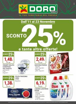 Volantino promozionale Doro Daily valide dal 11/11/2025