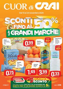 Volantino promozionale Crai valide dal 13/11/2025