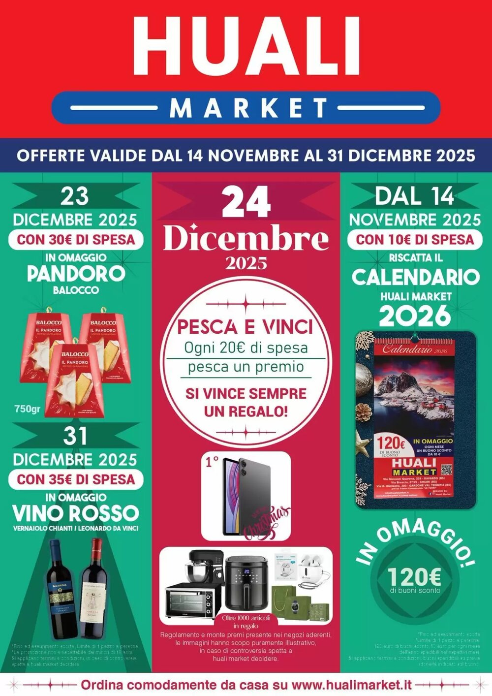 Volantino promozionale Huali Market  valide dal 14/11/2025 - Pagina 1.