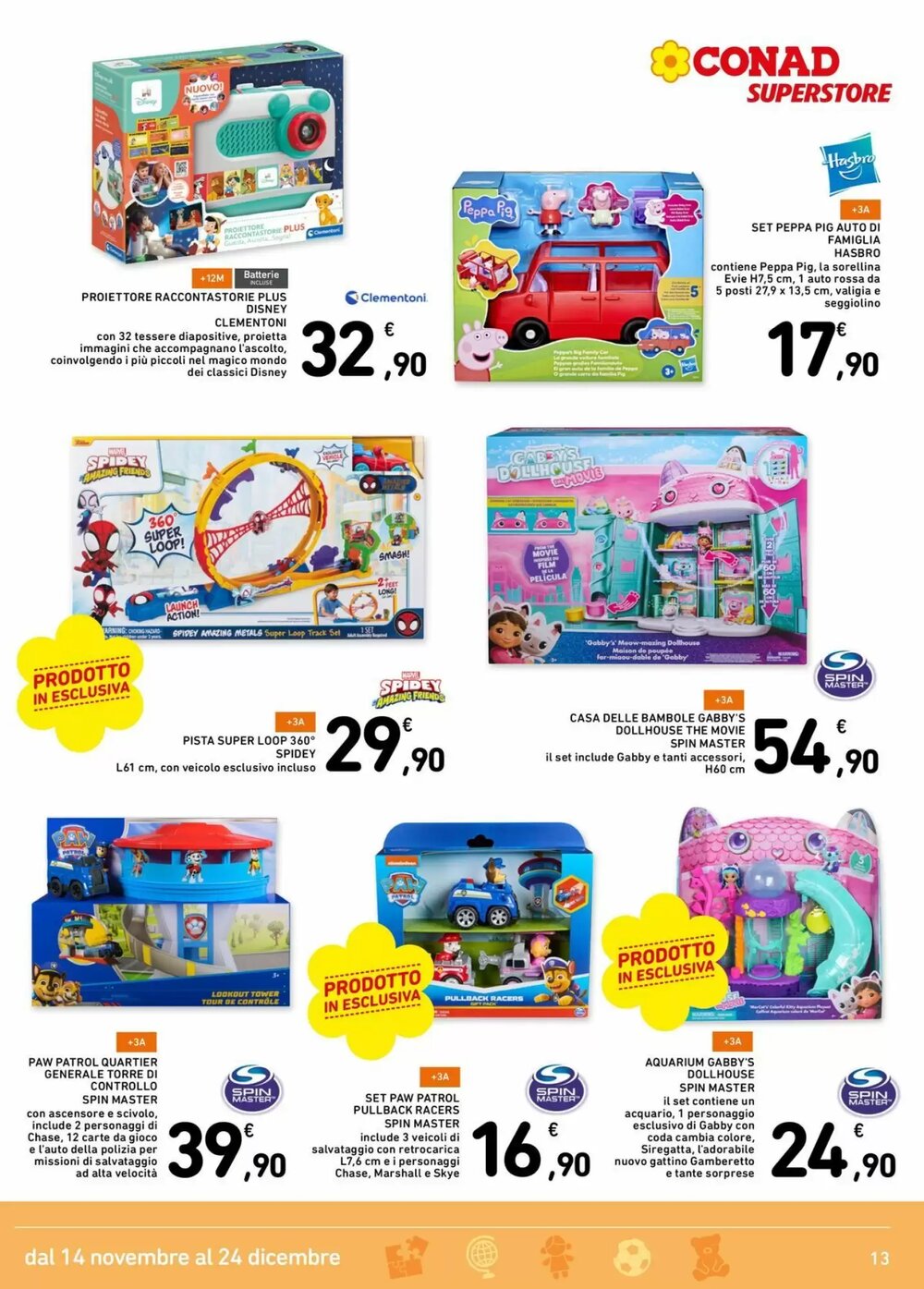 Volantino promozionale Conad Superstore  valide dal 14/11/2025 - Pagina 13.