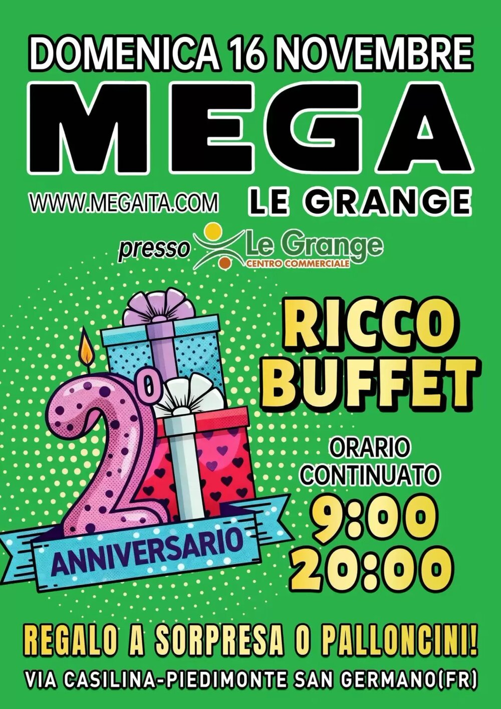 Volantino promozionale MEGA  valide dal 16/11/2025 - Pagina 1.