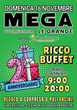 Volantino promozionale MEGA valide dal 16/11/2025