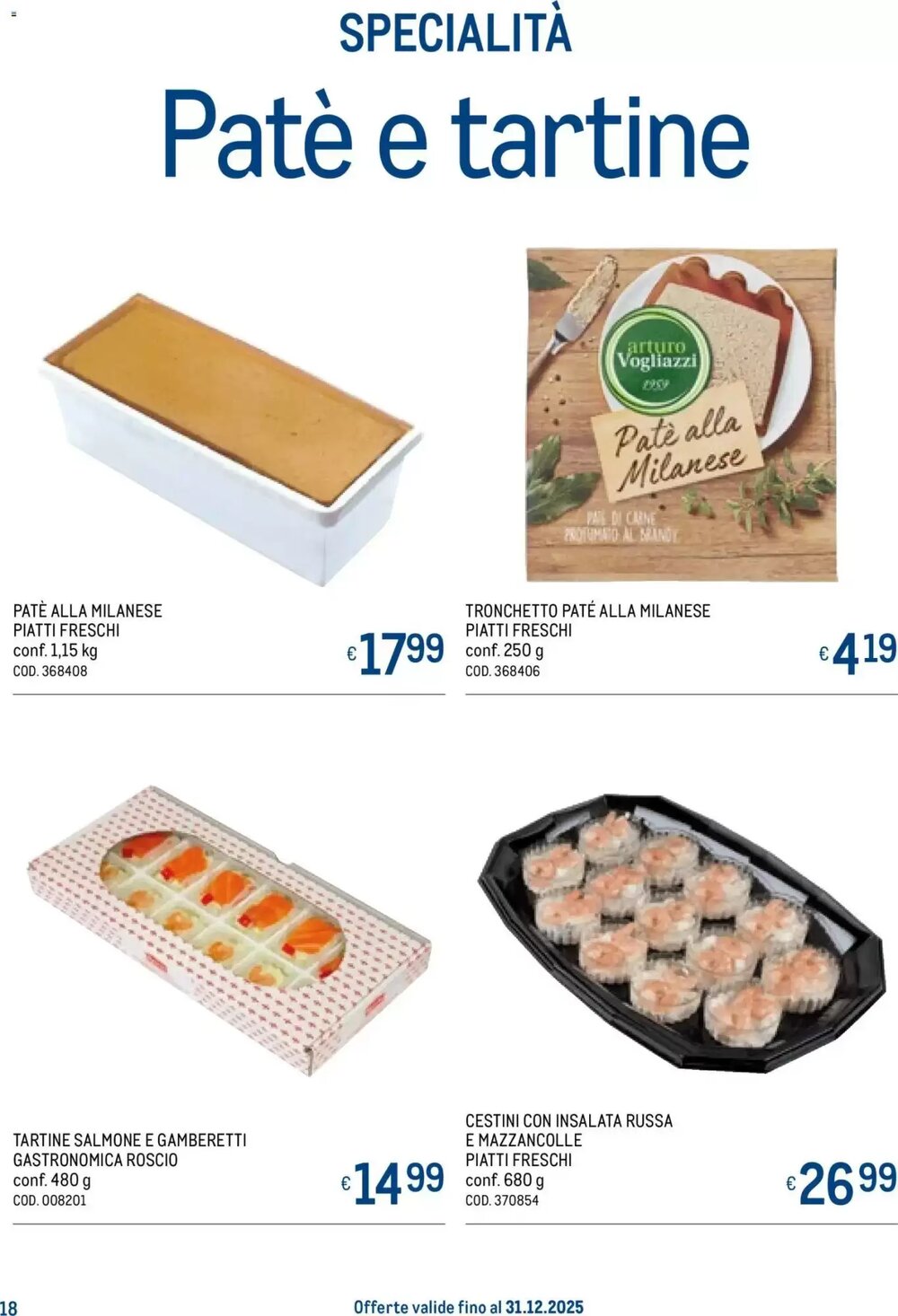 Volantino promozionale Metro  valide dal 20/11/2025 - Pagina 18.