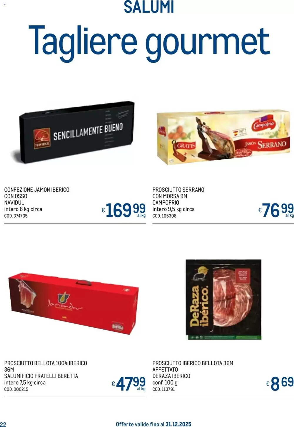 Volantino promozionale Metro  valide dal 20/11/2025 - Pagina 22.