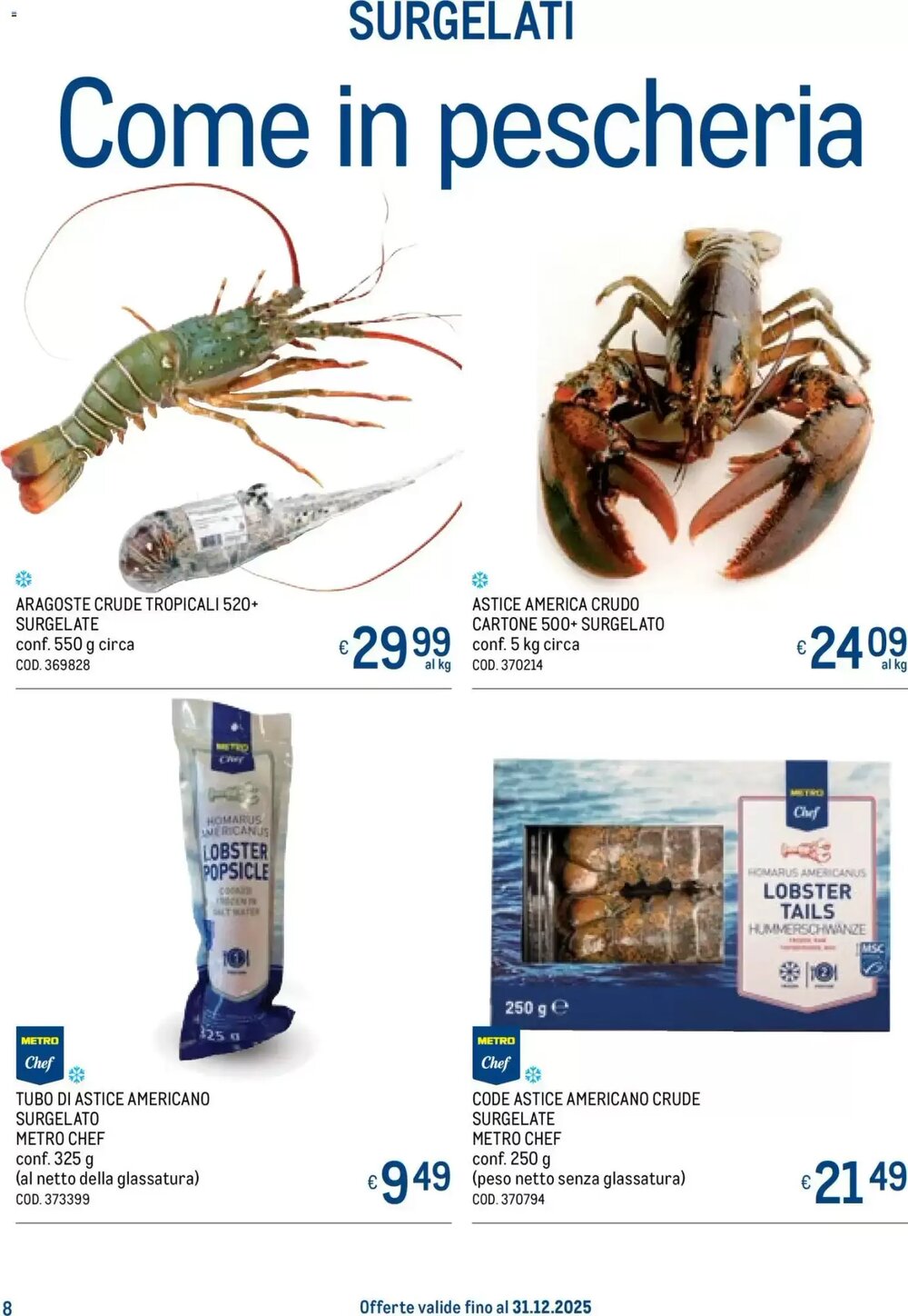 Volantino promozionale Metro  valide dal 20/11/2025 - Pagina 8.