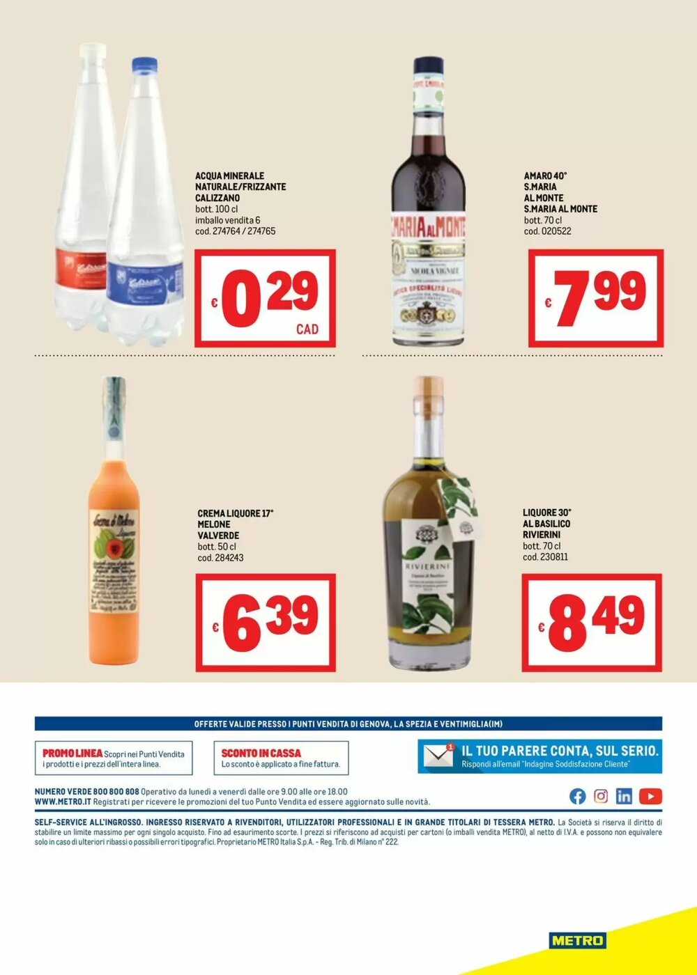 Volantino promozionale Metro  valide dal 20/11/2025 - Pagina 8.