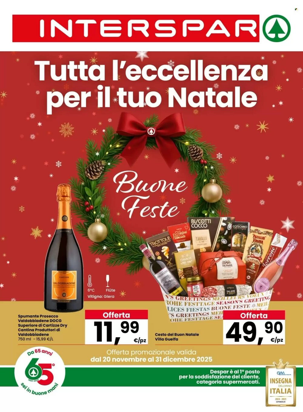 Volantino promozionale Interspar  valide dal 20/11/2025 - Pagina 1.