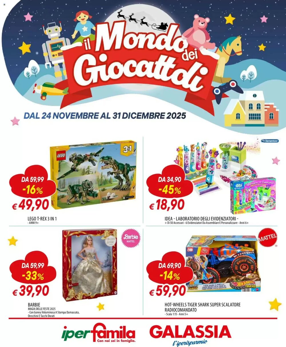 Volantino promozionale IperFamila  valide dal 24/11/2025 - Pagina 1.