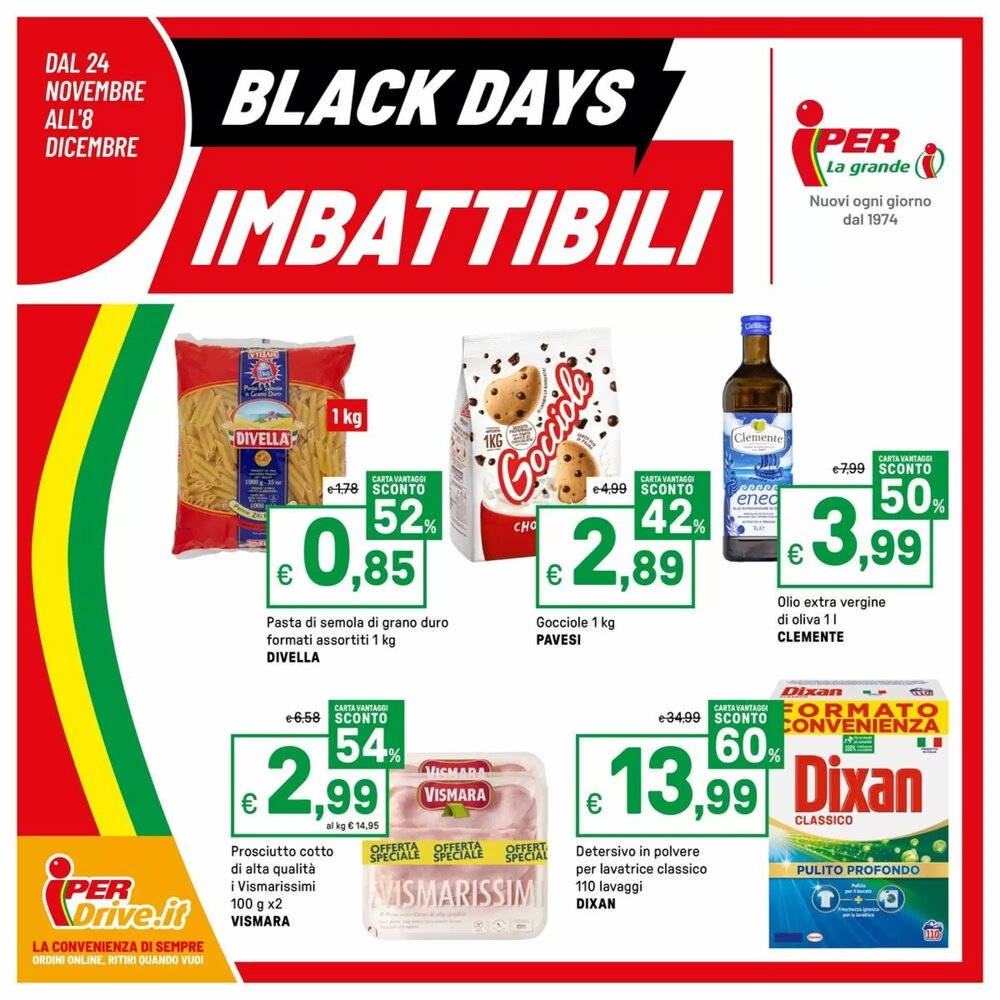 Volantino promozionale Iper La Grande  valide dal 24/11/2025 - Pagina 1.