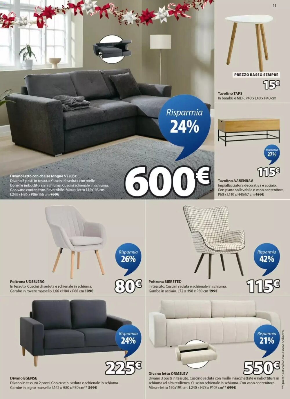 Volantino promozionale JYSK  valide dal 24/11/2025 - Pagina 11.