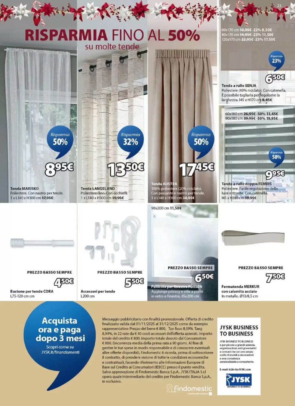 Volantino promozionale JYSK  valide dal 24/11/2025 - Pagina 23.