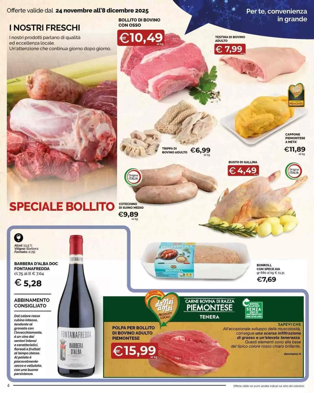 Volantino promozionale Mercatò  valide dal 24/11/2025 - Pagina 4.